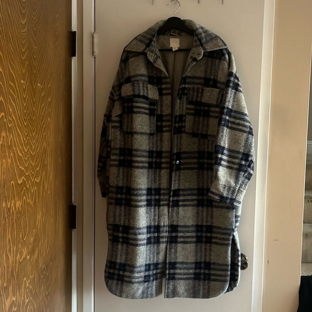 EUC H&M long shacket